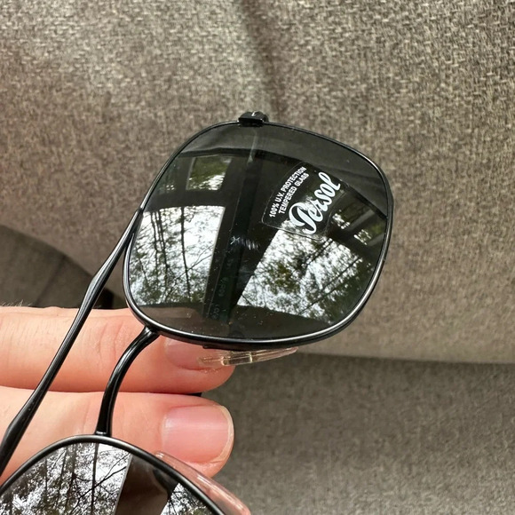 PERSOL RECTANGULAR SUNGLASSES PO2454S 1078/31 MATTE BLACK 60MM 2454 - Picture 12 of 12